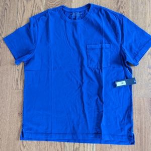 NWT Banana Republic Men's Authentic SUPIMA® T-Shirt in Cobalt Blue